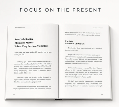 Break the Anxiety Circle & Let Go of the Past by Miles Carter